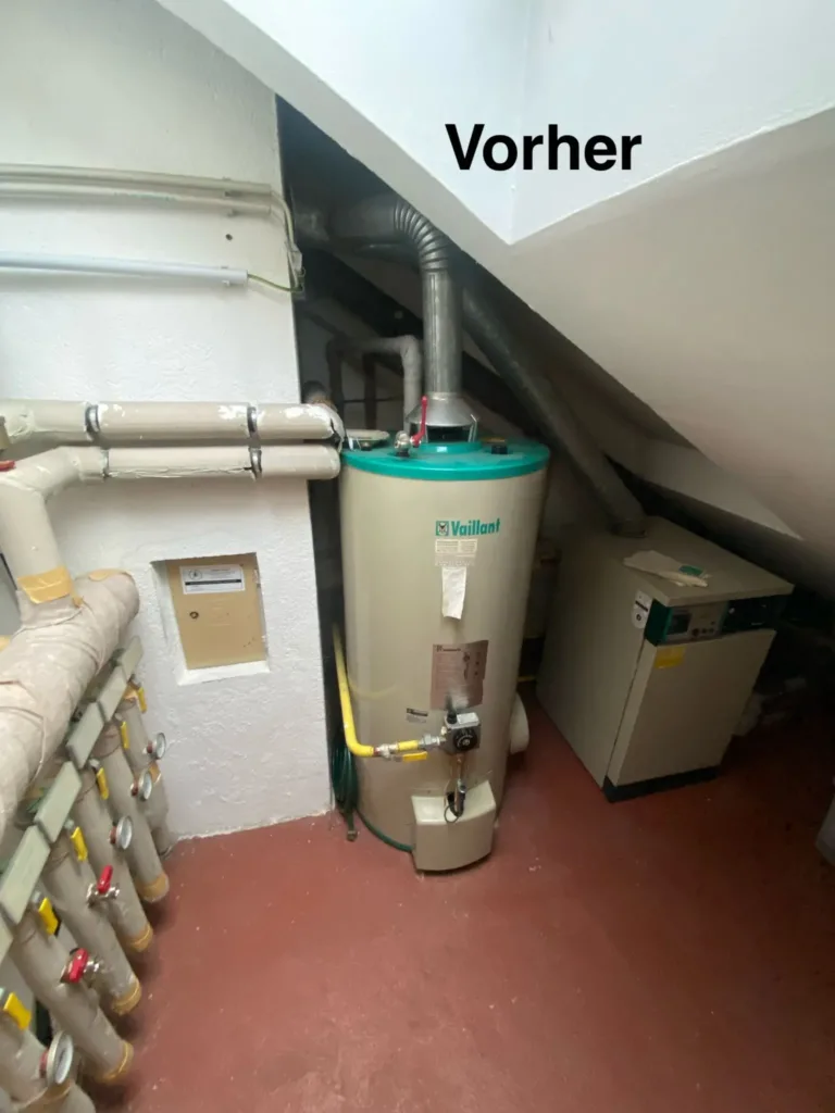 ISKA Haustechnik Heizungstausch vorher